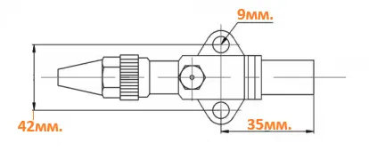 Вентиль запорный нагнетающий Bitzer 2CC-3.2Y-40S 2CC-4.2Y-40S 36131510 (361315-10)